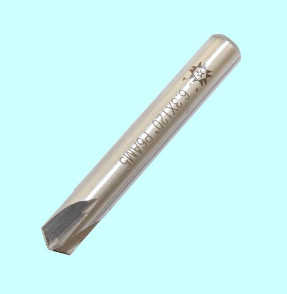 Зенковка d  6,3х 4.0х 42 конус 120° dхв=6мм Р6АМ5 ц/х Z=4 "TLX"