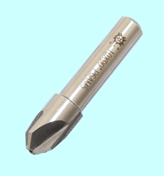 Зенковка d 10,0х14.0х 46 конус  90° dхв=8мм Р6АМ5 ц/х Z=4 "TLX"