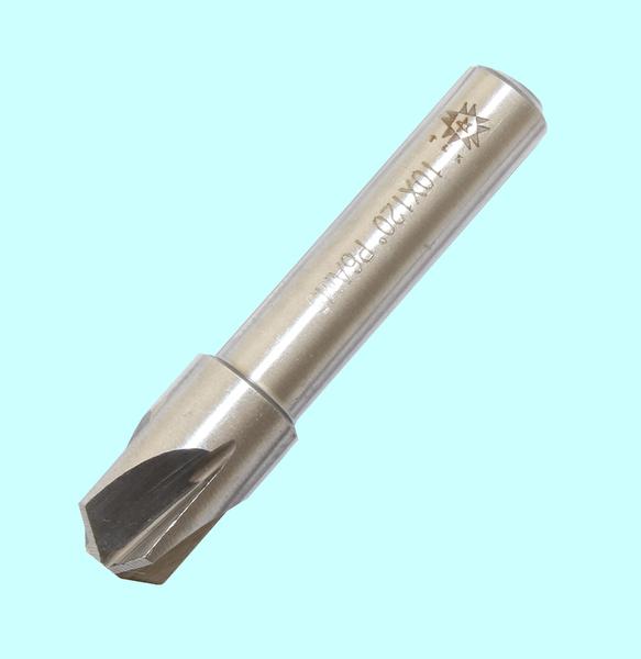 Зенковка d 10,0х14.0х 46 конус 120° dхв=8мм Р6АМ5 ц/х Z=4 "TLX"