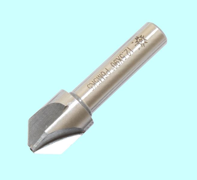Зенковка d 12,5х16.0х 48 конус  90° dхв=8мм Р6М5К5 ц/х Z=4 "TLX"
