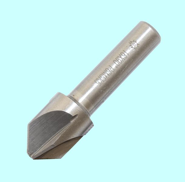 Зенковка d 16,0х20.0х 56 конус  90° dхв=10мм Р6М5К5 ц/х Z=4 "TLX"