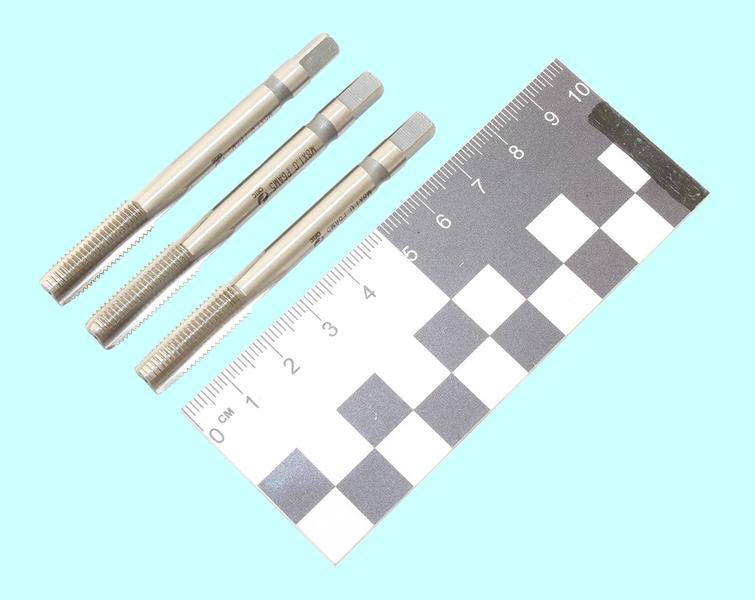 Метчик М 8,0х1,0 м/р.Р6АМ5 набор из 3-х шт. для глухих и сквозных отверстий "CNIC"