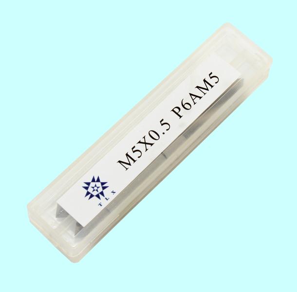 Метчик М 5,0х0,5 м/р.Р6АМ5 винтовая канавка комплект из 2-х шт. "TLX"