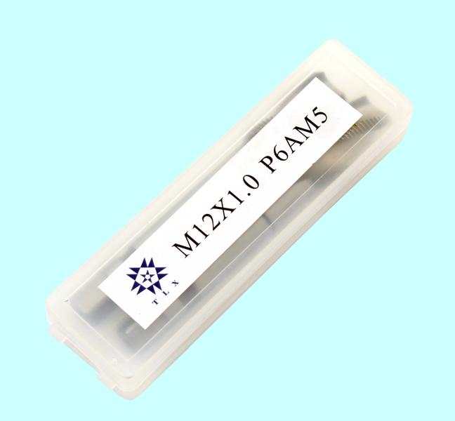 Метчик М12,0 х 1,0 м/р.Р6АМ5 винтовая канавка комплект из 2-х шт. "TLX"
