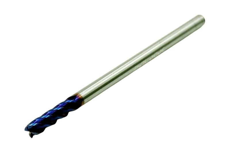 Фреза Концевая d 4,0х16х 75 ц/х тв. сплав Z=4 цельная покрытие nACo-blue