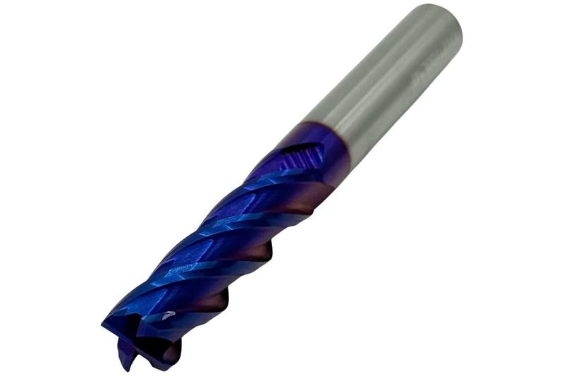 Фреза Концевая d12х45х100 ц/х тв. сплав Z=4 цельная покрытие nACo-blue