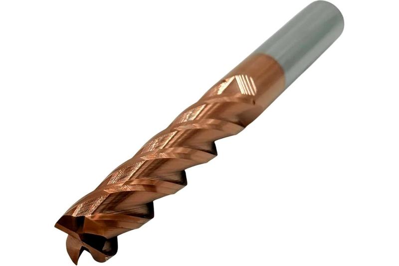 Фреза Концевая d16x 80х150 ц/х тв. сплав Z=4 цельная покрытие TiXCo